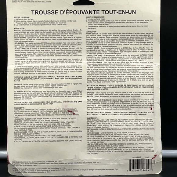 Fun World All-In-One Horror Kit - Picture 2 of 2